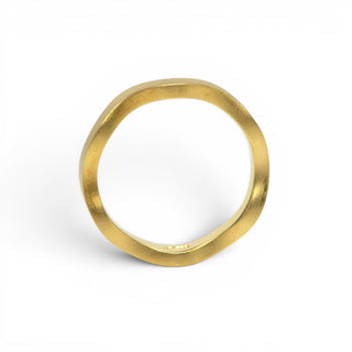 Niessing Ring Setario 3 kleine Welle aus 750 Gelbgold, nachhaltiger second-hand Schmuck perfekt aufgearbeitet