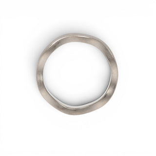 Niessing Ring Setario 3 kleine Welle aus 750 Graugold, nachhaltiger second-hand Schmuck perfekt aufgearbeitet