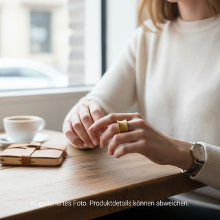 Niessing Ring Tarent aus 900 Gelbgold, nachhaltiger second-hand Schmuck perfekt aufgearbeitet