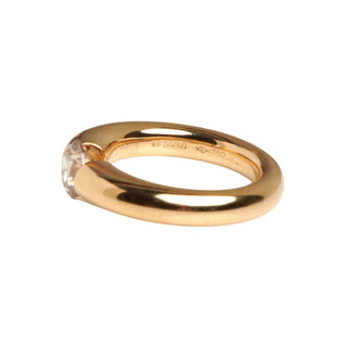 Spannring Verlauf Edition 30 aus Roségold mit Diamant, hochwertiger Schmuck der Manufaktur Niessing