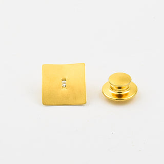 Niessing Stickpin Segel aus 750 Gelbgold mit Brillant, nachhaltiger second hand Schmuck perfekt aufgearbeitet