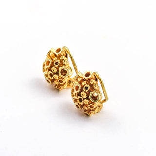 Ohrclips aus 585 Gelbgold, nachhaltiger second hand Schmuck perfekt aufgearbeitet