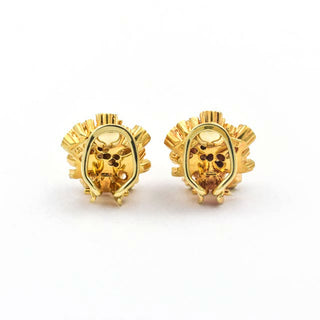 Ohrclips aus 585 Gelbgold, nachhaltiger second hand Schmuck perfekt aufgearbeitet