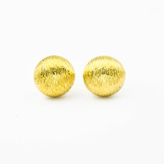 Ohrclips aus 585 Gelbgold, nachhaltiger second hand Schmuck perfekt aufgearbeitet