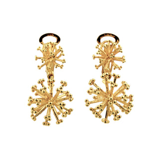 Ohrclips aus 585 Gelbgold, nachhaltiger second-hand Schmuck perfekt aufgearbeitet