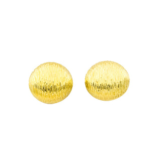 Ohrclips aus 585 Gelbgold, nachhaltiger second hand Schmuck perfekt aufgearbeitet