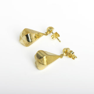 Ohrhänger aus 585 Gelbgold, nachhaltiger second hand Schmuck perfekt aufgearbeitet