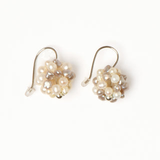 Perlenohrhänger aus 925 Silber, nachhaltiger second hand Schmuck perfekt aufgearbeitet