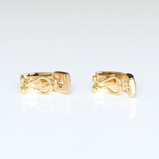 Brillantohrstecker aus 585 Gelb- und Weißgold, nachhaltiger second hand Schmuck perfekt aufgearbeitet