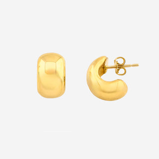 Ohrstecker aus 750 Gelbgold, nachhaltiger second hand Schmuck perfekt aufgearbeitet