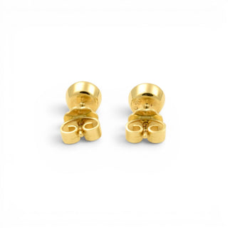 Brillantohrstecker aus 585 Gelbgold, nachhaltiger second hand Schmuck perfekt aufgearbeitet