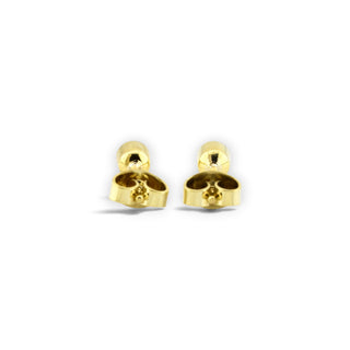 Brillantohrstecker aus 585 Gelbgold, nachhaltiger second-hand Schmuck perfekt aufgearbeitet