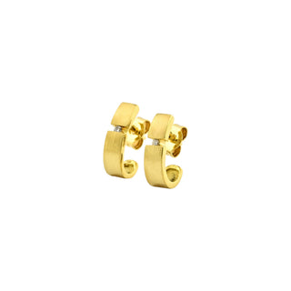 Brillantohrstecker aus 750 Gelbgold, nachhaltiger second-hand Schmuck perfekt aufgearbeitet