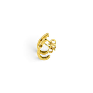 Brillantohrstecker aus 750 Gelbgold, nachhaltiger second-hand Schmuck perfekt aufgearbeitet