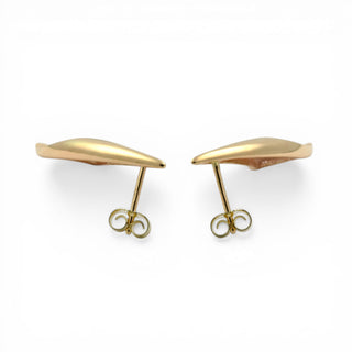 Brillantohrstecker aus 585 Gelbgold, nachhaltiger second hand Schmuck perfekt aufgearbeitet