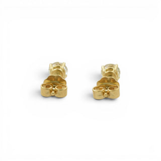 Brillantohrstecker aus 750 Gelbgold, nachhaltiger second-hand Schmuck perfekt aufgearbeitet