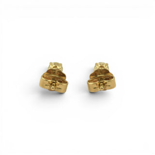 Brillantohrstecker aus 750 Gelbgold, nachhaltiger second-hand Schmuck perfekt aufgearbeitet