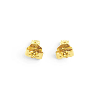Brillantohrstecker aus 750 Gelbgold, nachhaltiger second-hand Schmuck perfekt aufgearbeitet