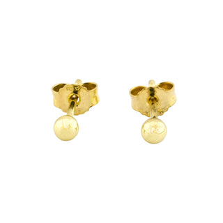 Ohrstecker aus 585 Gelbgold, nachhaltiger second hand Schmuck perfekt aufgearbeitet