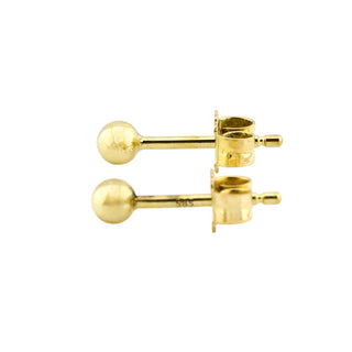 Ohrstecker aus 585 Gelbgold, nachhaltiger second hand Schmuck perfekt aufgearbeitet