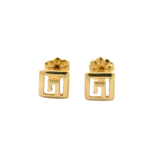 Ohrstecker aus 585 Gelbgold, nachhaltiger second-hand Schmuck perfekt aufgearbeitet