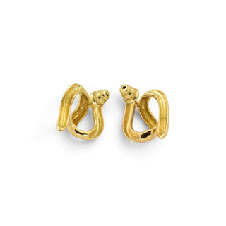 Ohrstecker aus 585 Gelbgold, nachhaltiger second-hand Schmuck perfekt aufgearbeitet
