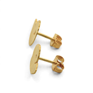 Ohrstecker aus 750 Gelbgold, nachhaltiger second-hand Schmuck perfekt aufgearbeitet