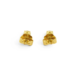 Brillantohrstecker aus 750 Gelbgold, nachhaltiger second-hand Schmuck perfekt aufgearbeitet