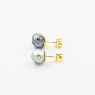 Perlohrstecker aus 585 Gelbgold, nachhaltiger second hand Schmuck perfekt aufgearbeitet