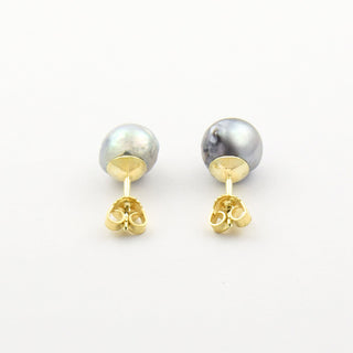 Perlohrstecker aus 585 Gelbgold, nachhaltiger second hand Schmuck perfekt aufgearbeitet