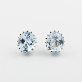 Brillantohrstecker aus 750 Gelbgold/Platin, nachhaltiger second hand Schmuck perfekt aufgearbeitet
