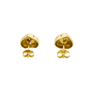 Brillantohrstecker aus 585 Gelb- und Weißgold, nachhaltiger second hand Schmuck perfekt aufgearbeitet