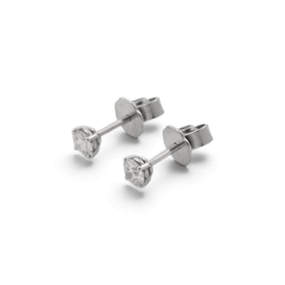 Brillantohrstecker aus 950 Platin, nachhaltiger second-hand Schmuck perfekt aufgearbeitet
