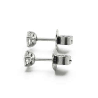 Brillantohrstecker aus 950 Platin, nachhaltiger second-hand Schmuck perfekt aufgearbeitet