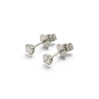 Brillantohrstecker aus 950 Platin, nachhaltiger second-hand Schmuck perfekt aufgearbeitet