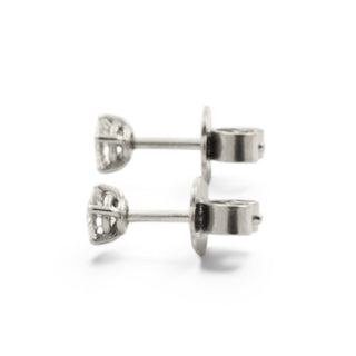 Brillantohrstecker aus 950 Platin, nachhaltiger second-hand Schmuck perfekt aufgearbeitet