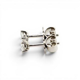 Brillantohrstecker aus 950 Platin, nachhaltiger second-hand Schmuck perfekt aufgearbeitet