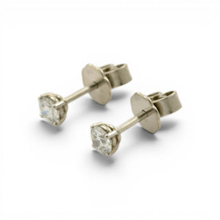 Brillantohrstecker aus 950 Platin, nachhaltiger second-hand Schmuck perfekt aufgearbeitet