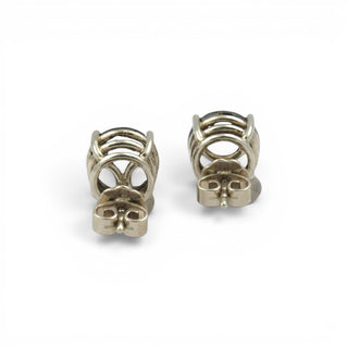 Brillantohrstecker aus 950 Platin, nachhaltiger second hand Schmuck perfekt aufgearbeitet