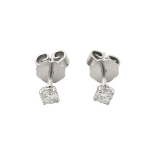 Brillantohrstecker aus 950 Platin, nachhaltiger second hand Schmuck perfekt aufgearbeitet