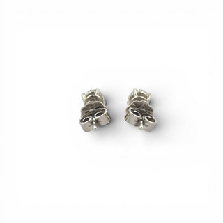Brillantohrstecker aus 950 Platin, nachhaltiger second hand Schmuck perfekt aufgearbeitet