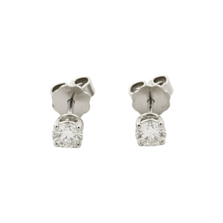 Brillantohrstecker aus 950 Platin, nachhaltiger second hand Schmuck perfekt aufgearbeitet