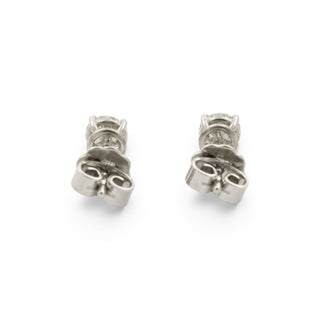 Brillantohrstecker aus 950 Platin, nachhaltiger second hand Schmuck perfekt aufgearbeitet