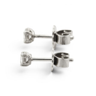 Brillantohrstecker aus 950 Platin, nachhaltiger second hand Schmuck perfekt aufgearbeitet