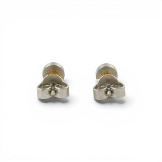 Brillantohrstecker aus 950 Platin/Gold, nachhaltiger second hand Schmuck perfekt aufgearbeitet