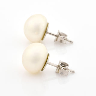 Perlenohrstecker aus 925 Silber, nachhaltiger second hand Schmuck perfekt aufgearbeitet