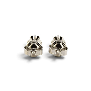 Brillantohrstecker aus 585 Weißgold, nachhaltiger second-hand Schmuck perfekt aufgearbeitet