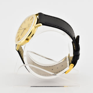 Omega Herrenarmbanduhr Genève Automatik mit Datumsanzeige und Zentralsekunde, gebrauchte Luxusuhr im Top-Zustand