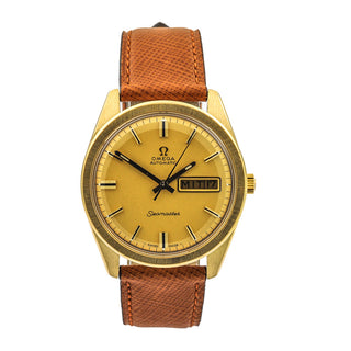 Omega Seamaster Automatik mit Datumsanzeige, Wochentagsanzeige, Zentralsekunde, gebrauchte Luxusuhren im Top-Zustand