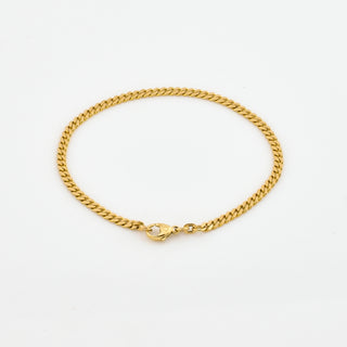 Panzerarmband aus 585 Gelbgold, nachhaltiger second hand Schmuck perfekt aufgearbeitet